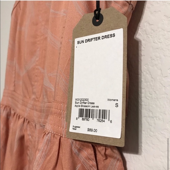 NWT Prana Sun Drifter Midi Peach Sundress - Picture 8 of 10